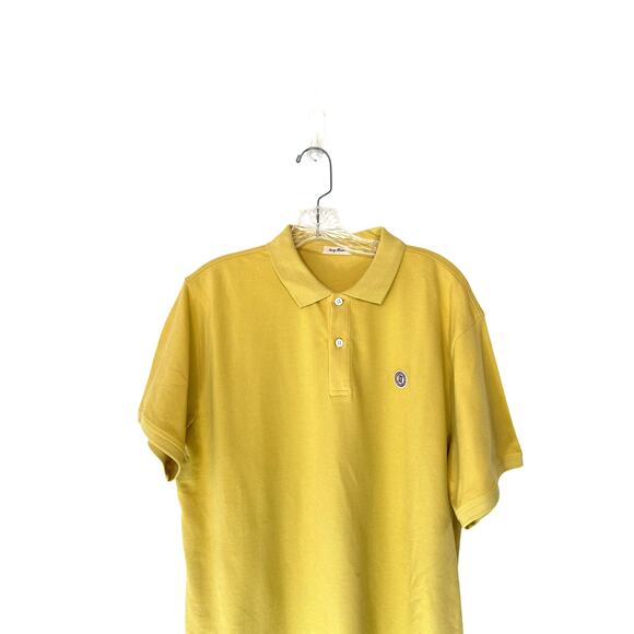 Serge Blanco Men's Yellow Preppy Slim Fit Short Sleeve Polo Shirt Size XL‎ - Picture 6 of 12